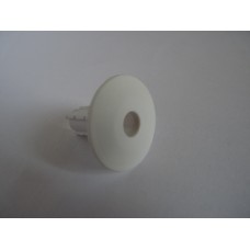 White Single Cable Entry Tidy - Pack of 10